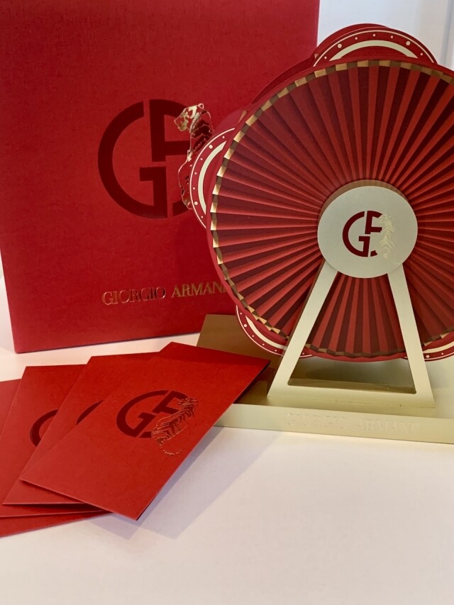 Giorgio Armani 紅色利是封連新年全盒 Giorgio Armani 紅色利是封連新年全盒