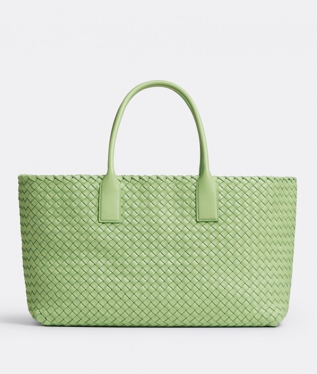 Bottega Veneta Medium Cabat in pistachio