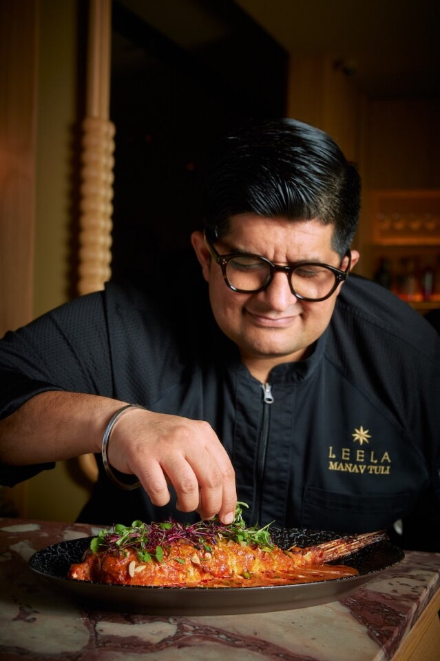 印度高級餐廳 Leela 主廚兼創始人 Manav Tuli，將 Mauryan 時期皇家食物提升到更高層次
