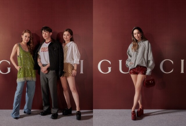 Gucci Ancora 慶祝活動雲集香港巨星！以沉浸式的藝術時尚裝置，活現 2024 春夏系列的創意想像