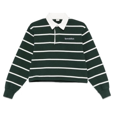 Sporty & Rich 橫間 Polo 衫 $1,979