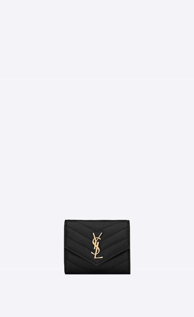 Cassandre Saint Laurent Matelassé Multi-folded Wallet $4,950