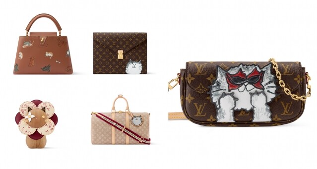 貓奴必入！LV x Grace Coddington「貓咪系列」內含超過 40 款貓咪時尚單品、迎接來自貓咪的可愛攻勢