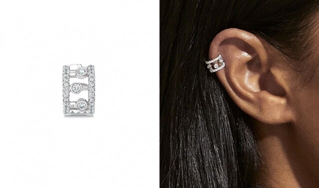 De Beers Dewdrop 白金鑽石耳骨夾 De Beers Dewdrop 白金鑽石耳骨夾