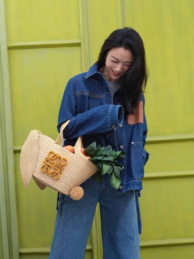 Small Bunny Basket bag in raffia and calfskin $9,950 Small Bunny Basket bag in raffia and calfskin $9,950