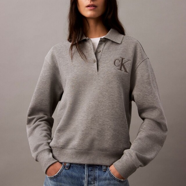 Calvin Klein 棉質莫代爾抓絨 Polo 衫 特價 $834