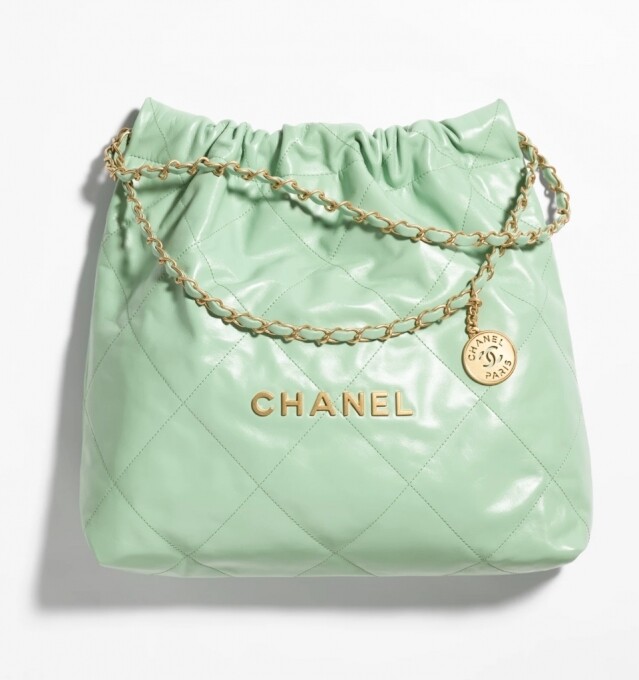 Chanel 22 湖水綠色手袋 $46,900