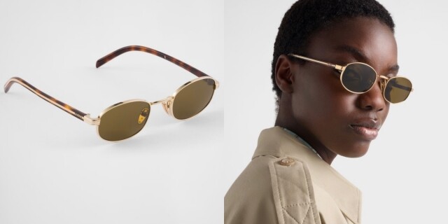 名牌太陽眼鏡推介:Prada Sunglasses with the iconic metal plaque $4,500 名牌太陽眼鏡推介:Prada Sunglasses with the iconic metal plaque $4,500