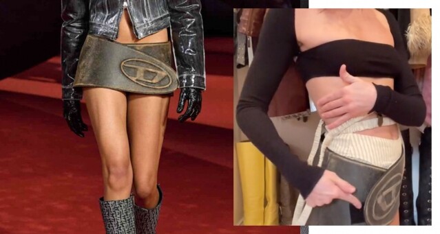 Diesel Belt Skirt 在網絡上惹來潮人負評？外國時尚網紅力數這款「不實際」的短裙設計