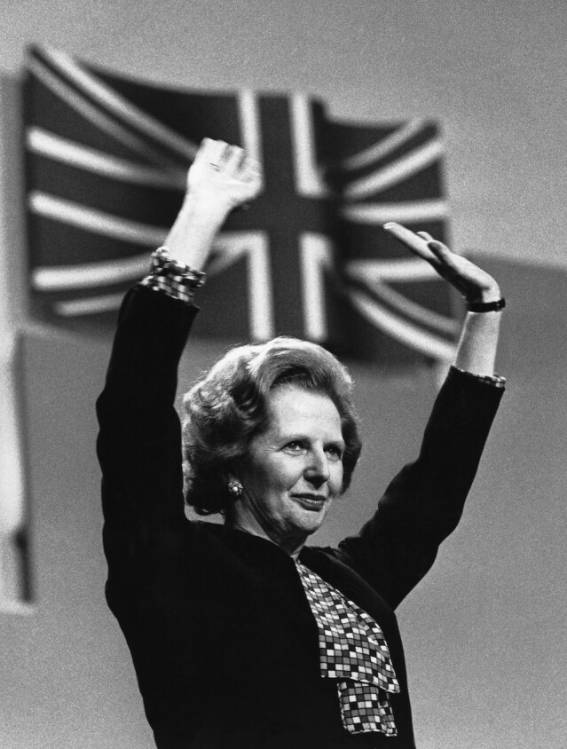 英國第 1 位女首相：戴卓爾夫人