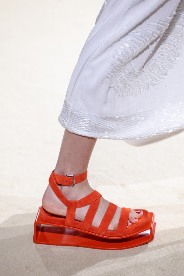 這次 Hermès 時裝騷上的鞋款也是亮點之一！