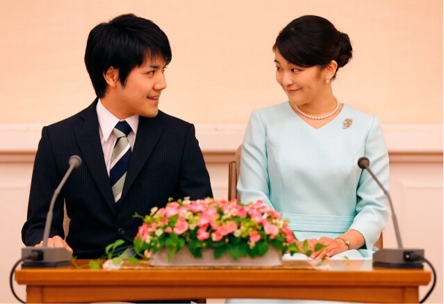 2021 年 10 月，日本的真子公主與擔任律師助理的平民男友小室圭結婚
