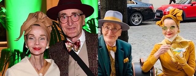 70 歲最潮的德國銀髮夫妻穿出最強情侶裝！舊衣舊物比年輕人更敢穿搭出優雅復古造型！