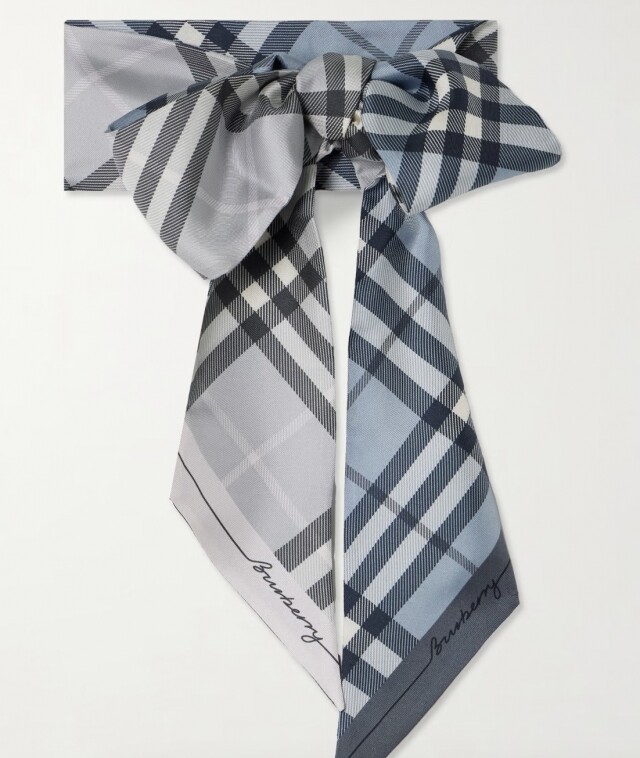 Burberry 格子領帶