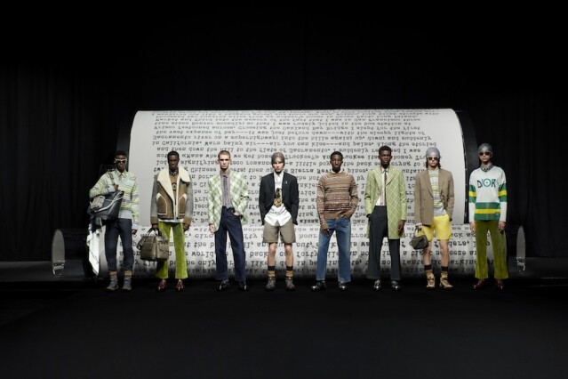 Dior Men 2022 秋季系列時裝騷裝飾