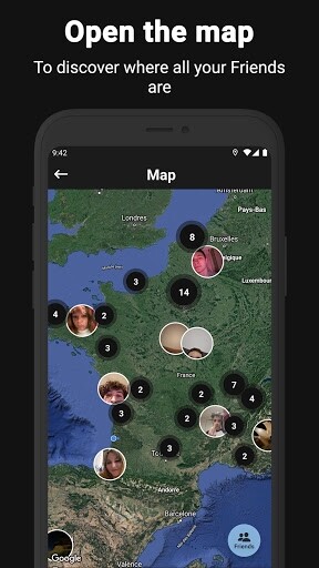 BeReal. app 的其它功能：Map