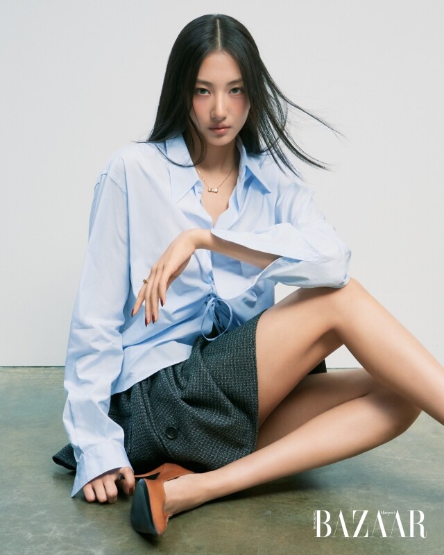 封面人物｜新晉韓國女團 MEOVV Gawon 首次以個人身份登上封面，綻放青春魅力 :「因為我一直是個有野心、追求更遠目標的人。」