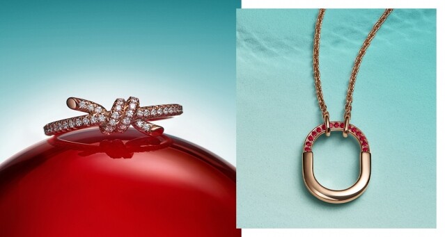 新年開運就從紅色珠寶下手！Tiffany & Co. 首度推出新春「Tiffany Lock 系列紅寶石項鍊 」