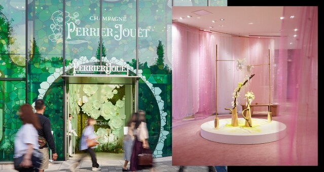 Perrier-Jouët香檳東京期間限定店    首度公開全新環保企劃