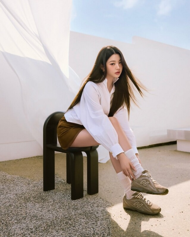 「平替版」Miu Miu 波鞋大熱？New Balance 全新 204L 復古薄底鞋款，張員瑛搶先穿上