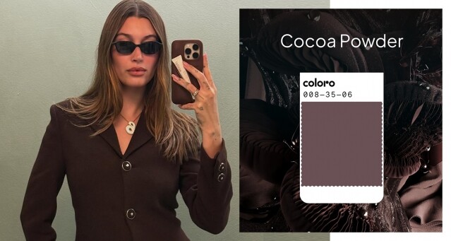 「Cocoa Powder可可色」穿搭比美拉德風格更具高級時尚感，WGSN + Coloro 2026/27 秋冬色彩已出爐！