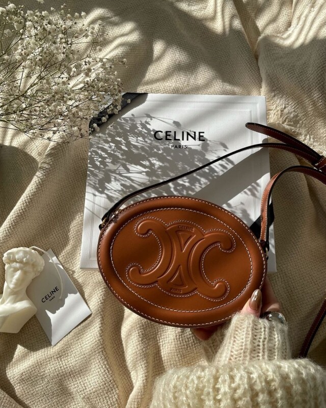 Celine Cuir Triomphe Oval 手袋 $15,500 Celine Cuir Triomphe Oval 手袋 $15,500