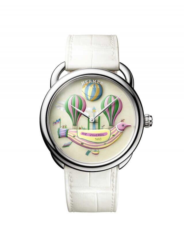 2022 新錶推薦 8：愛馬仕 Hermès Arceau Les Folies du Ciel 工藝腕錶