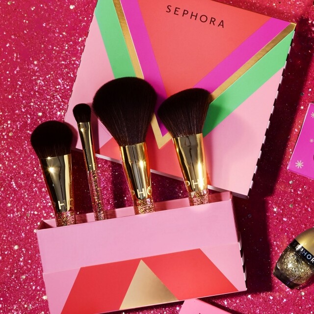Sephora Collection Holiday Vibes Make Up Brush Set (Limited Edition) 化妝掃套裝 $220