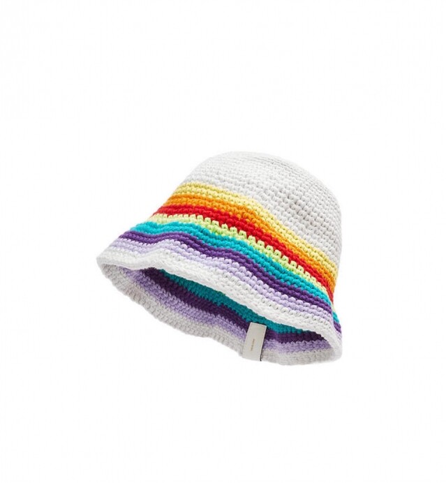 名牌漁夫帽推薦：Loewe Crochet hat in cotton and calfskin $4,250