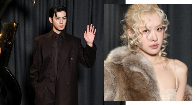 簡直是審美疲勞！「臉蛋天才」車銀優、Rosé 以完美神顏現身 Saint Laurent 2025 春夏大秀