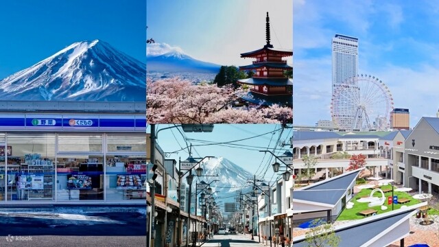 賞花限定一日遊｜富士山賞花+羅森便利店+日川時計店+御殿場奧萊/温泉