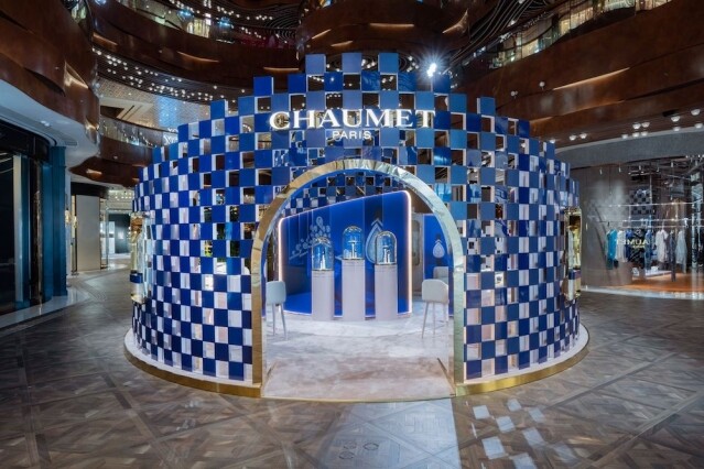 Chaumet「Tiara of Dreams」期間限定店以冠冕流線為設計主體 Chaumet「Tiara of Dreams」期間限定店以冠冕流線為設計主體