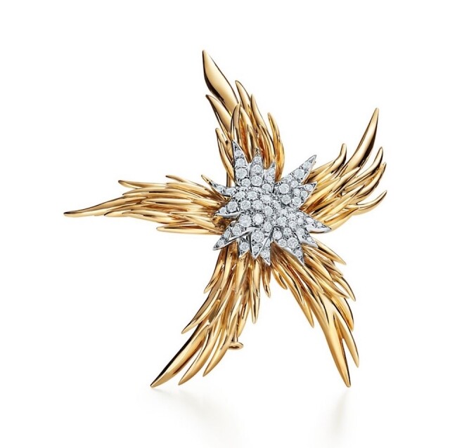 Tiffany & Co. Schlumberger® Paris Flames 系列 18K 綴鑽石胸針 $247,000 Tiffany & Co. Schlumberger® Paris Flames 系列 18K 綴鑽石胸針 $247,000