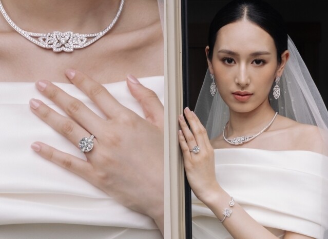 婚戒鑽石切割形狀與新娘個性有關？De Beers Jewellers 訂婚鑽戒及婚嫁珠寶系列，讓新娘隨意襯托出迷人的內在光芒