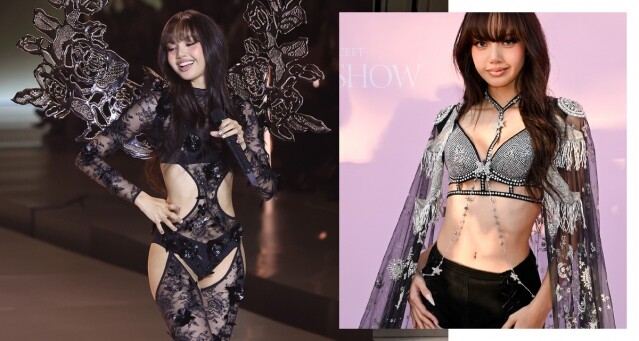 Lisa 以 3 套性感造型首登 Victoria’s Secret 舞台！由電單車女郎到天使打扮，造型絕不輸維密天使