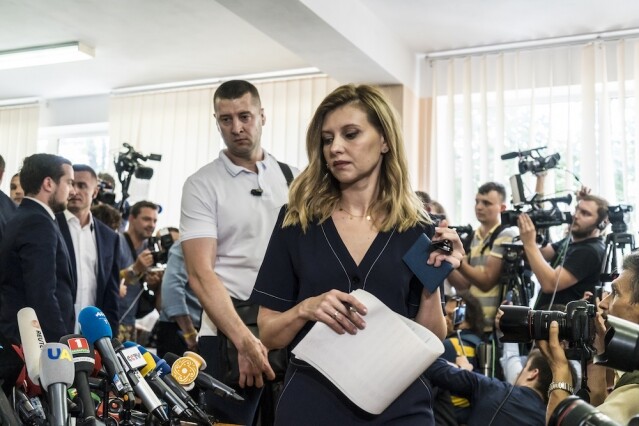 Olena Zelenska 最初是透過媒體才得知丈夫參選烏克蘭總統的消息