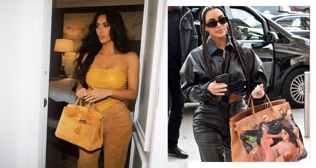 Kim Kardashian 私藏 Hermès 手袋合集！極罕 Birkin、藝術家客製款通通都有，有些全球僅得一個？