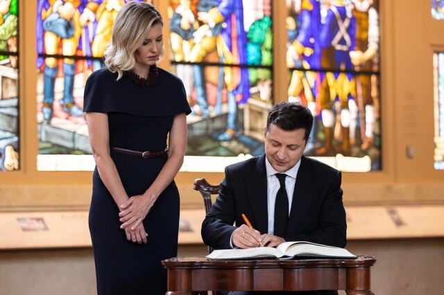 Olena Zelenska 決定全心全意支持丈夫選總統 Olena Zelenska 決定全心全意支持丈夫選總統
