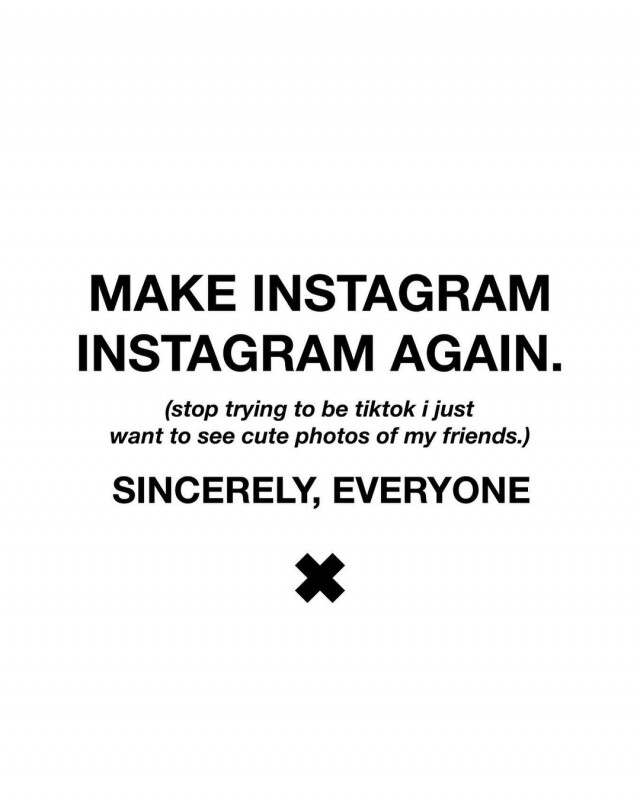 「Make Instagram Instagram Again」連署
