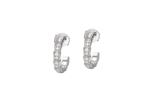 Bvlgari Serpenti 系列白金耳環 Bvlgari Serpenti 系列白金耳環