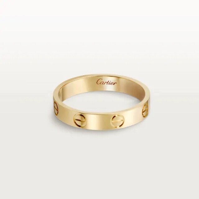 女朋友情人節禮物推薦：Cartier Love 戒指 $9,200