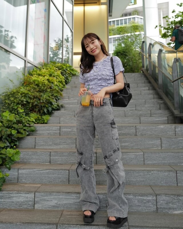 皺皺上衣穿搭 │ 把視線集中在上半身，打造適合梨型身材及平胸女生的穿搭