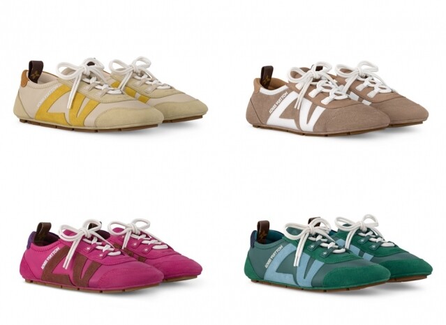 LV 全新推出「Sneakerina」薄底運動鞋！這 8 款芭蕾舞運動鞋配色，總有一款正中你心