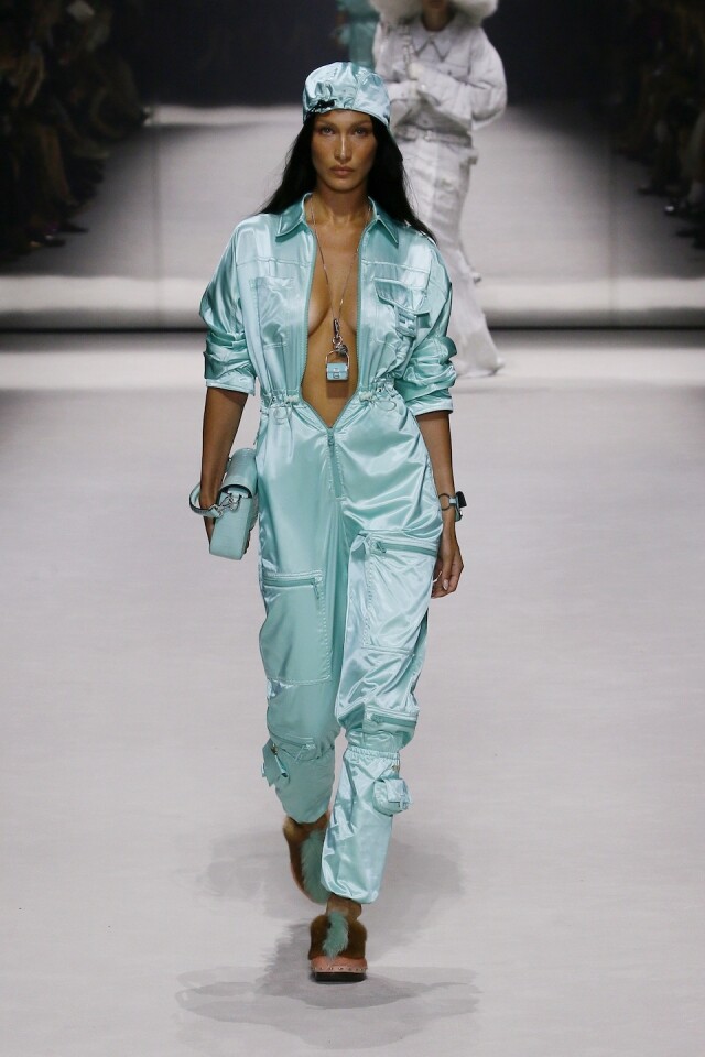 Bella Hadid walked the Fendi runway