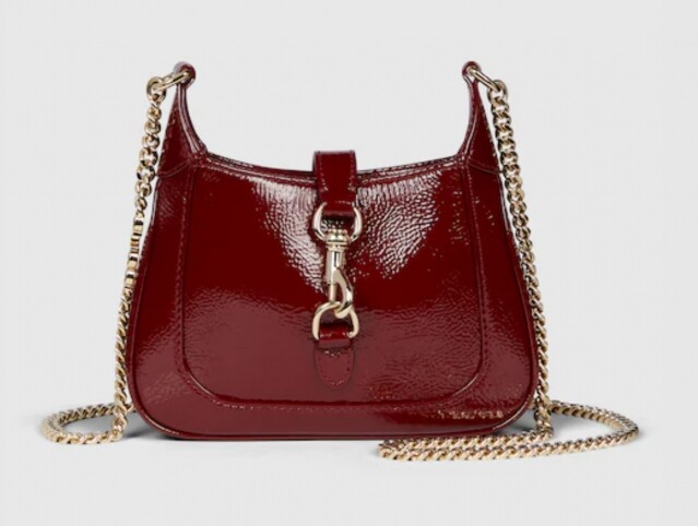 Gucci Jackie Notte金屬肩揹鏈手袋。 Gucci Jackie Notte金屬肩揹鏈手袋。