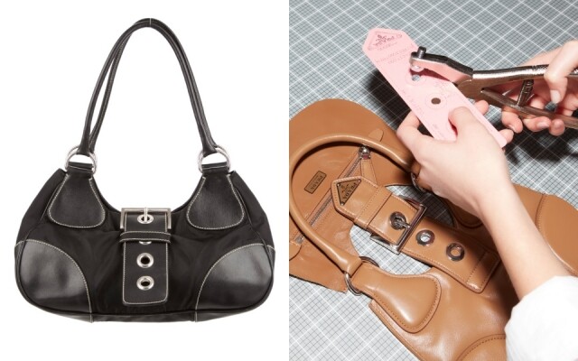 Prada moon bag 於 SS23 首度亮相
