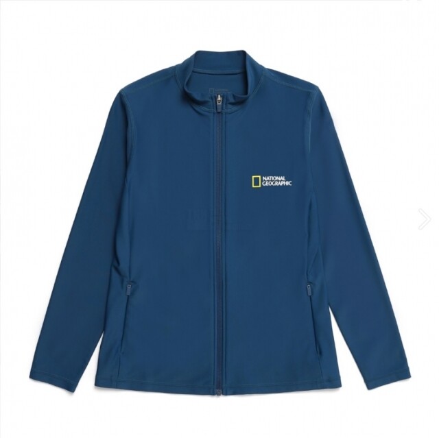 防曬外套推介｜National Geographic藍色拉鍊防曬外套 $790