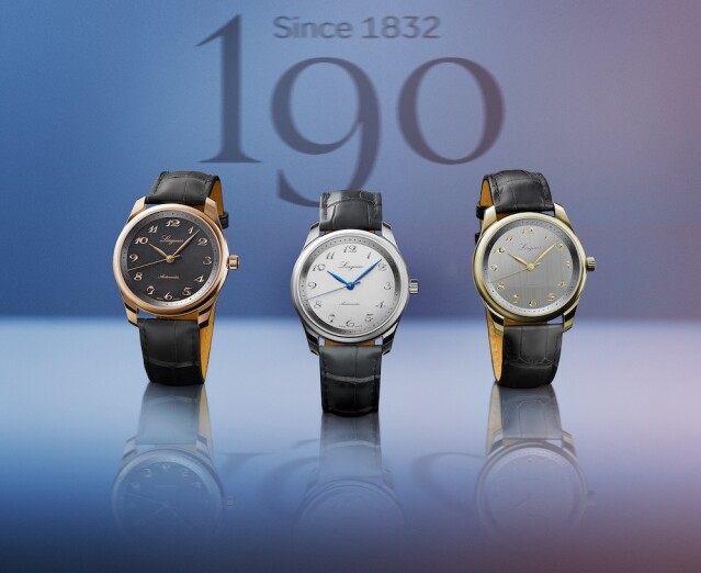 為慶祝創立 190 週年，Longines 隆重推出 3 款獨特時計