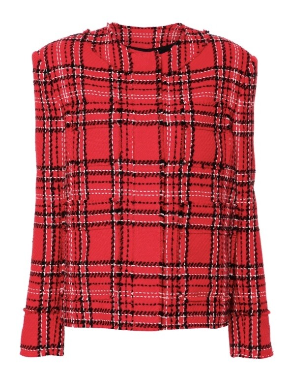 MSGM 紅色 Tweed Jacket $4,302
