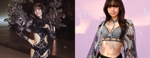 Lisa 以 3 套性感造型首登 Victoria’s Secret 舞台！由電單車女郎到天使打扮，造型絕不輸維密天使